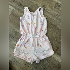 Cat & Jack Pink Floral Kids Romper
